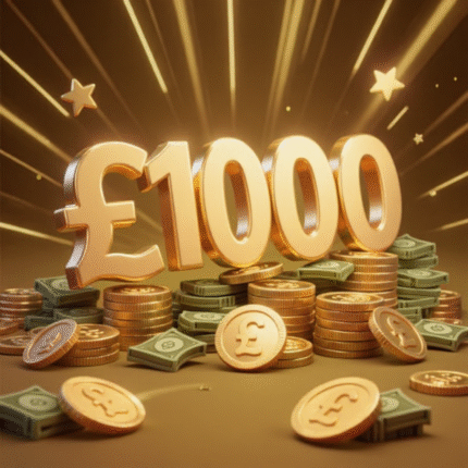 £1k cash